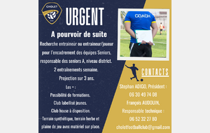 RECRUTEMENT COACH SENIORS