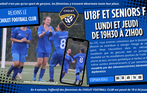 PORTES OUVERTES FÉMININES U16/U18/SENIORS