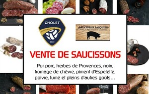 Vente de saucissons !