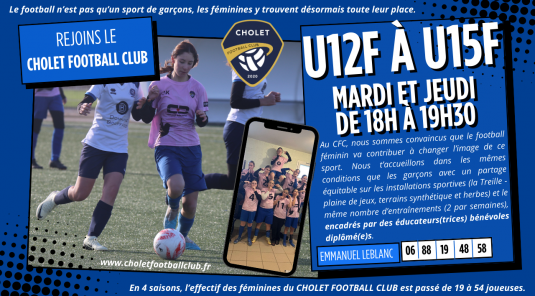 PORTES OUVERTES FÉMININES U12/U15