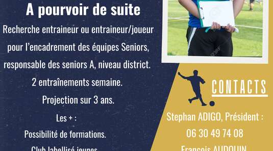 RECRUTEMENT COACH SENIORS